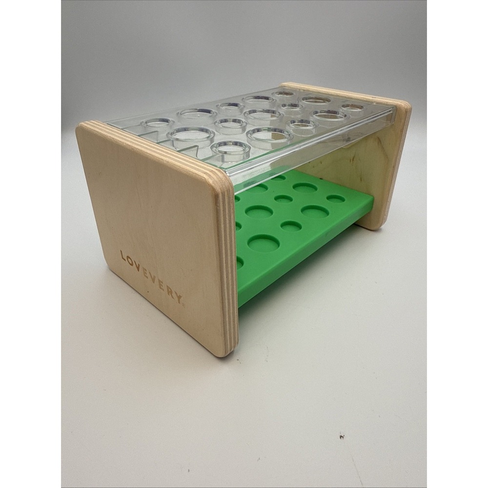 Lovevery The Companion Green Posting Peg Replacement Wooden‎ Organizer
